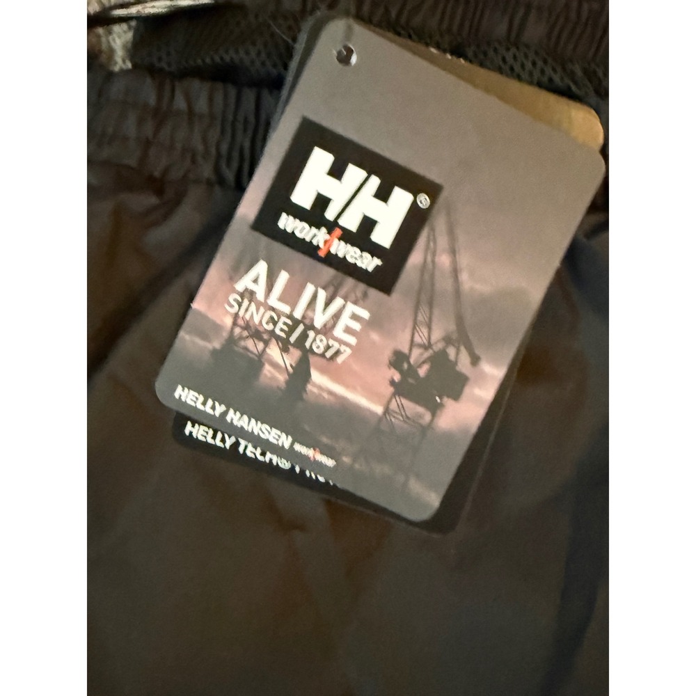 Helly Hansen Workwear Mens Black Helly Tech Waterproof Rain Pants XL Gorpcore - Picture 3 of 9